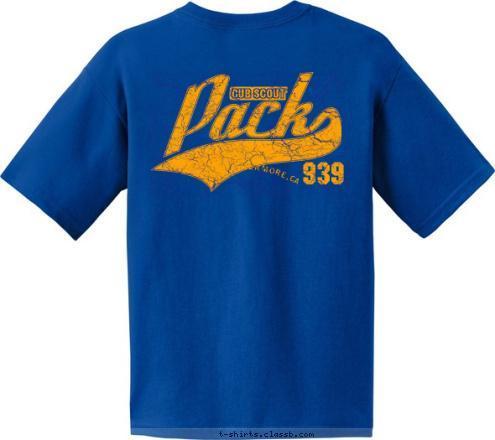 939 LIVERMORE,CA CUB SCOUT T-shirt Design 