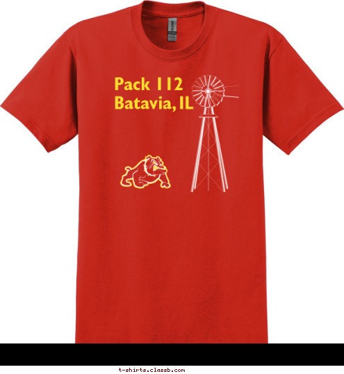 Pack 112 Batavia, IL T-shirt Design Batavia Pack 112