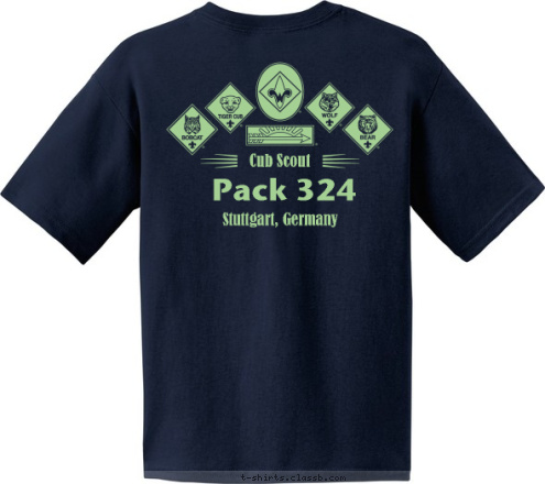 Cub Scout  Cub Scout  Cub Scout  Cub Scout  PACK 324   Stuttgart, Germany  Stuttgart, Germany Pack 324 Cub Scout  T-shirt Design Pack 324