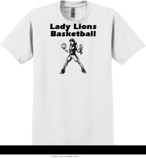 GVAA AAU 2010
TEAM NOLEN Lady Lions Basketball  T-shirt Design 