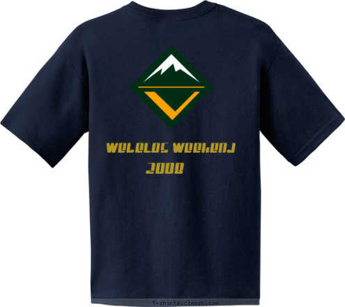 2008  Webelos Weekend
 anytown, usa 123 PACK T-shirt Design 