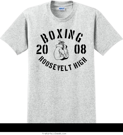 ROOSEVELT HIGH 08 20 BOXING T-shirt Design 