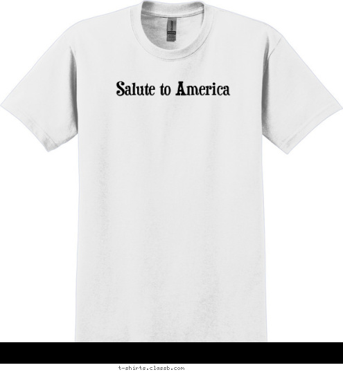 Salute to America T-shirt Design 