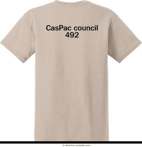 CasPac council 492 CasPac council 492 T-shirt Design 