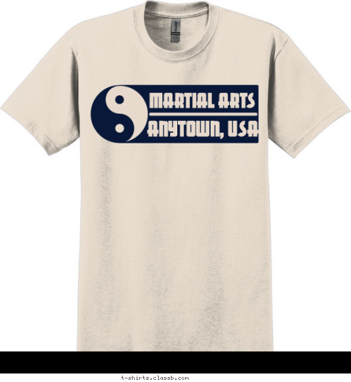 ANYTOWN, USA

 MARTIAL ARTS T-shirt Design SP1653