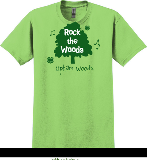 Camp 2010 Upham Woods Rock
the
Woods T-shirt Design 