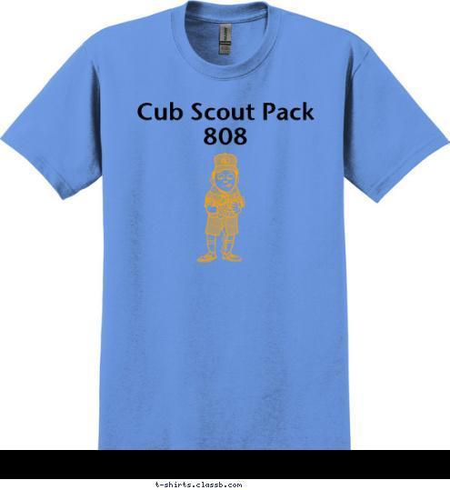 Cub Scout Pack 808 T-shirt Design 