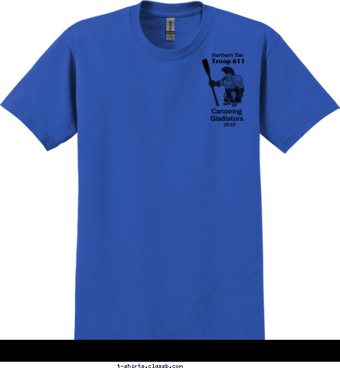 2010 Northern Tier Carpe You Some Diem! Canoeing
Gladiators Troop 611 T-shirt Design 