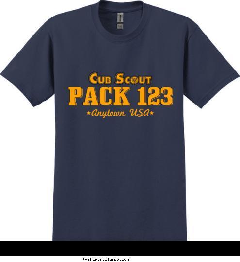 Anytown, USA PACK 123 T-shirt Design 