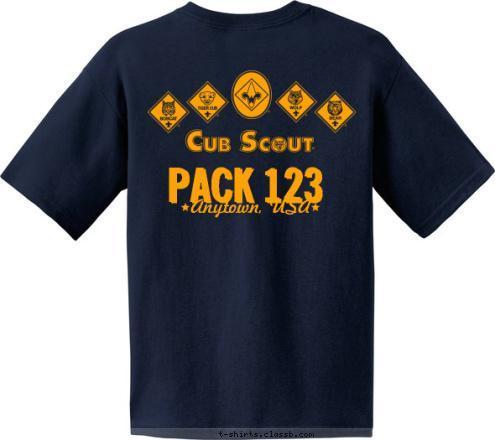 Anytown, USA PACK 123 T-shirt Design 