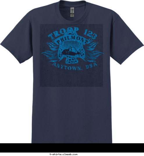 ANYTOWN, USA PHILMONT TROOP 123 T-shirt Design 