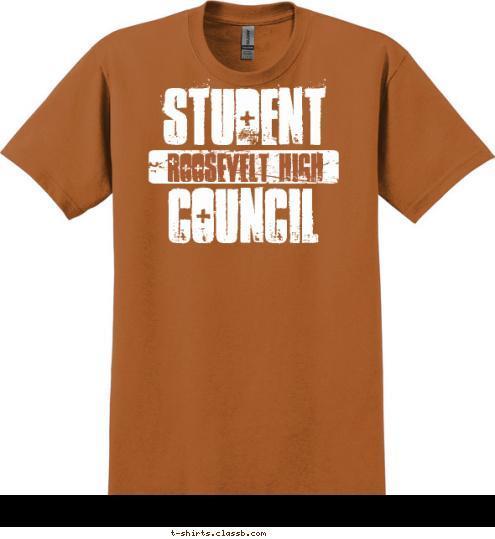 ROOSEVELT HIGH COUNCIL STUDENT T-shirt Design SP1714