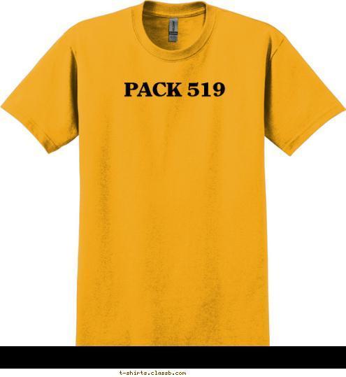 PACK 519 T-shirt Design 