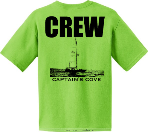 CAPTAIN'S COVE SHIP 110 CREW T-shirt Design 