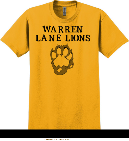 Hear Us ROAR  Warren Lane Lions T-shirt Design 