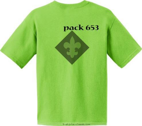 pack 653 T-shirt Design 