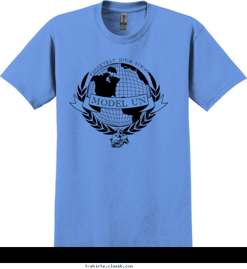 MODEL UN ROOSEVELT HIGH SCHOOL T-shirt Design SP1717