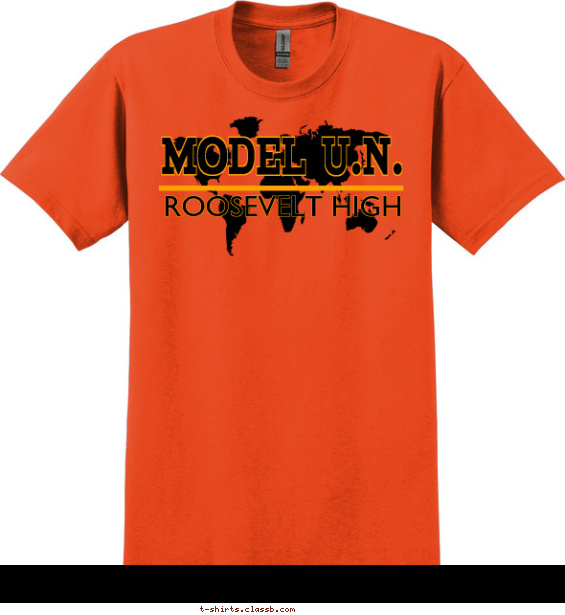 Modern Model UN Shirt T-shirt Design