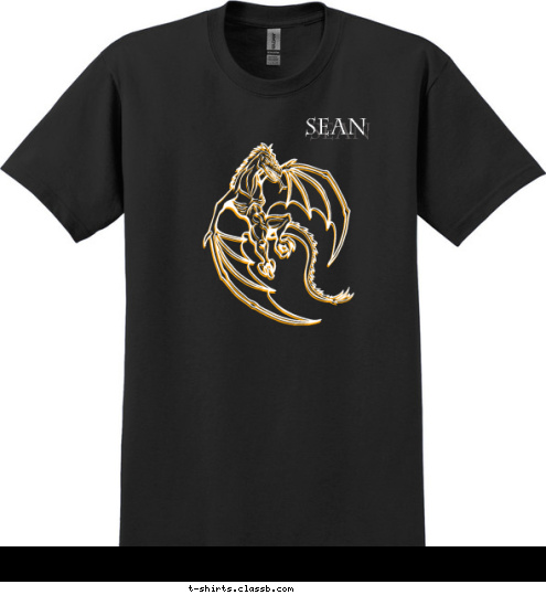 Tiuniumchaos Sean T-shirt Design Dragon Heart