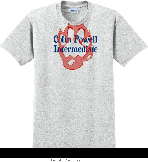 Colin Powell Intermediate T-shirt Design 