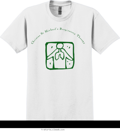 Christus St Michael's Respiratory Therapy  Extending the healing ministry of Jesus Christ.....
 One breath at a time
 T-shirt Design Extending the healing ministry 2