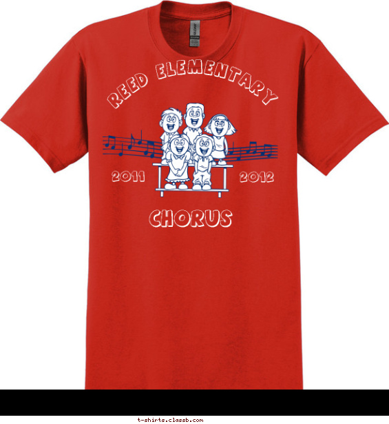 Elementary Chorus T-shirt Design
