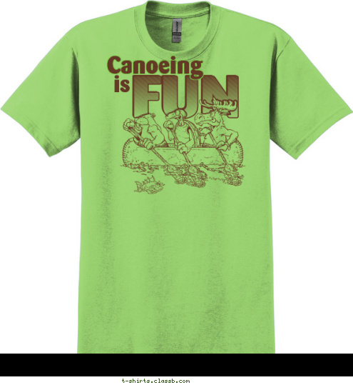 Thumbs up! DUCK is Canoeing T-shirt Design 