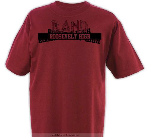 ROOSEVELT HIGH ROOSEVELT HIGH ROOSEVELT HIGH ROOSEVELT HIGH T-shirt Design sp2045