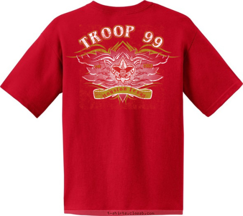 1983 Troop 99
Houston, Texas est Houston Texas TROOP  99 T-shirt Design 