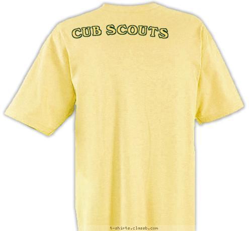 Anytown, USA PACK 123 CUB SCOUTS T-shirt Design 