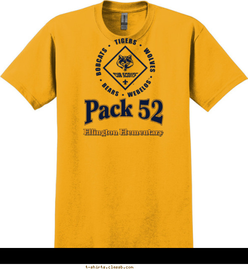 Ellington Elementary Pack 52 T-shirt Design 