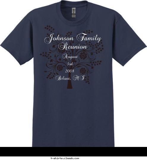 August
3rd
2008
Biloxi, MI Reunion Johnson Family T-shirt Design 