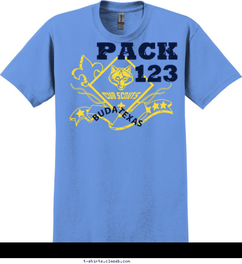 TEXAS BUDA  Pack
123 T-shirt Design 