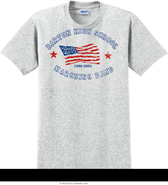USA Marching Band Shirt T-shirt Design