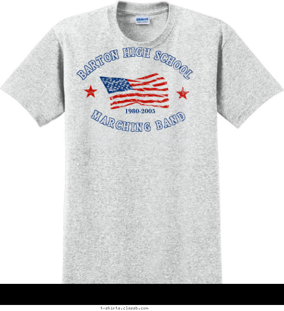 USA Marching Band Shirt T-shirt Design
