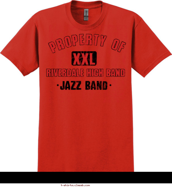 Property of Band Shirt T-shirt Design