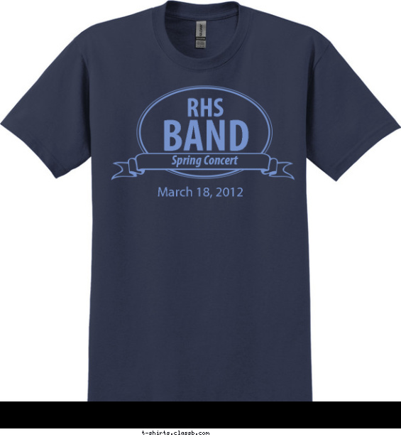 Band Concert Banner Shirt T-shirt Design