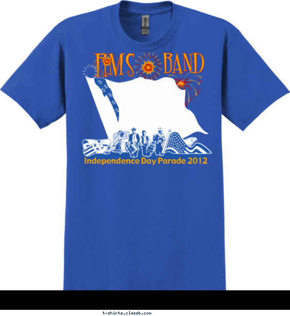 Independence Band Shirt T-shirt Design