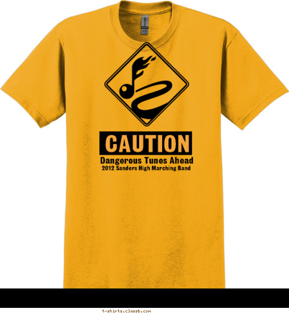 Caution Dangerous Tunes Ahead Shirt T-shirt Design