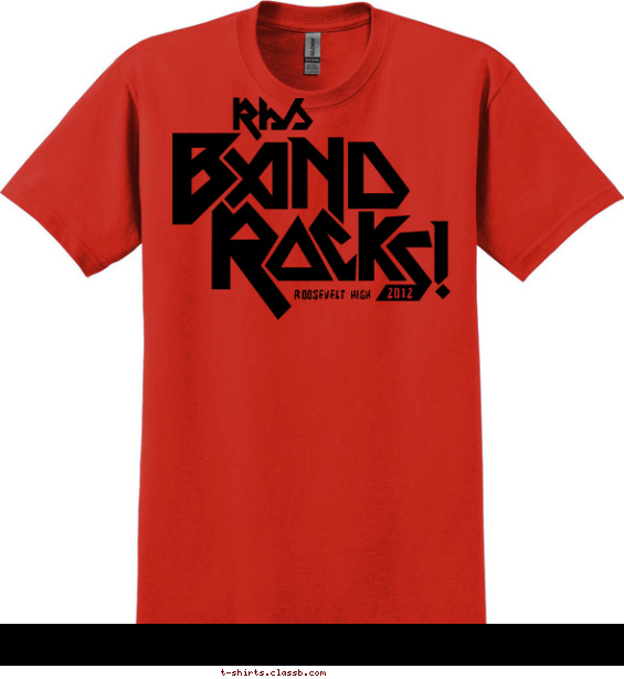 Band Rocks Shirt T-shirt Design