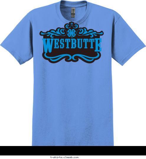 New Text Sunburst,MT
 E W estbutt T-shirt Design 