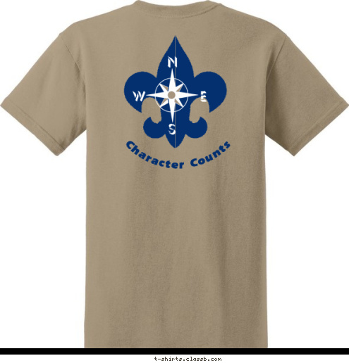  Character Counts Florida CSA 608 PACK Fort Lauderdale PACK 608 T-shirt Design 