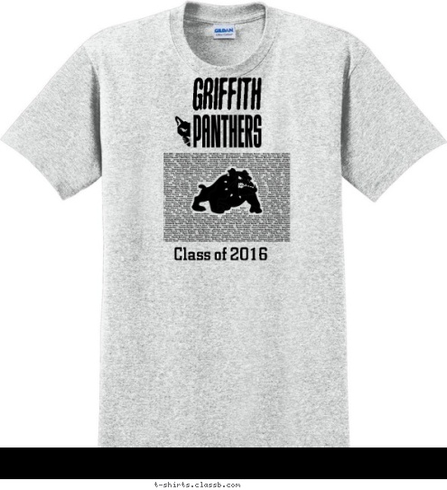 Griffith Class of 2016 T-shirt Design 