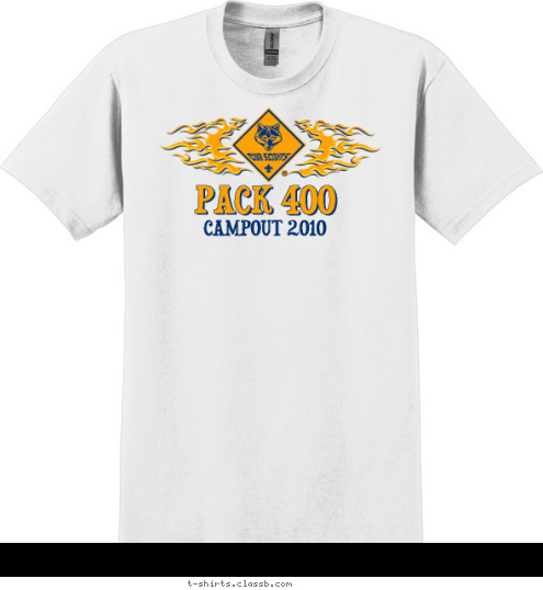 

CAMPOUT 2010 PACK 400 T-shirt Design 