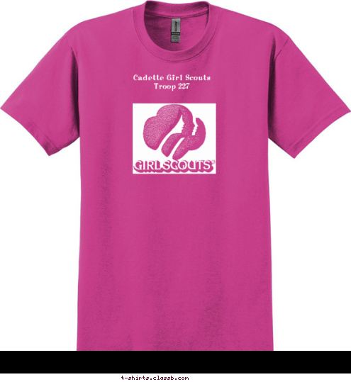 Cadette Girl Scouts 
Troop 227 T-shirt Design 