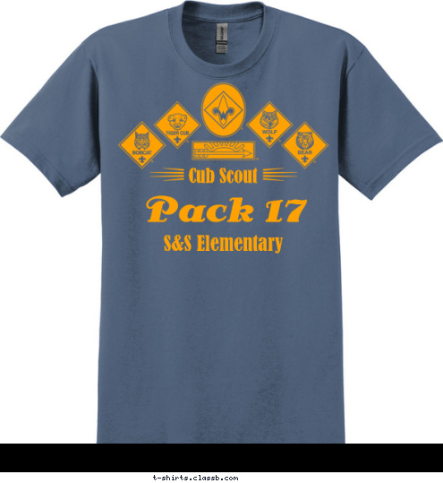 Cubmaster 





I promise to do my best
 To do my duty to God 
and my counrty
To help other people, and 
To obey the Law of the Pack.  S&S Elementary Pack 17 Cub Scout  T-shirt Design Pack 17 demo 3