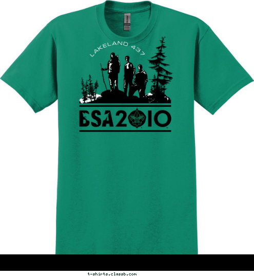 LAKELAND 437 T-shirt Design 