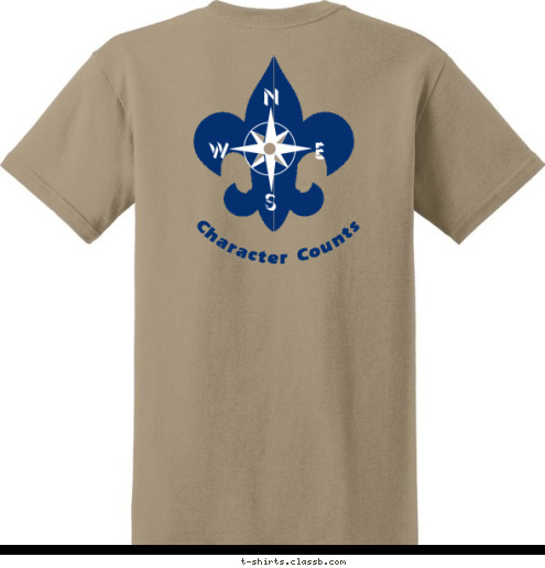  Character Counts Florida CSA 608 PACK Fort Lauderdale PACK 608 T-shirt Design 