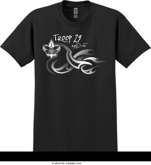 KENLY, NC TROOP 29 T-shirt Design 