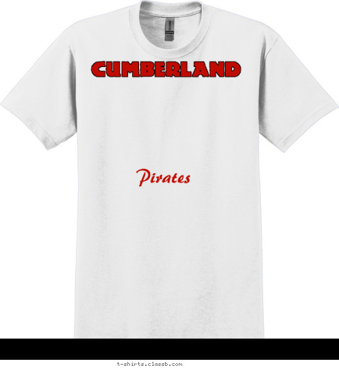 Pirates CUMBERLAND T-shirt Design 